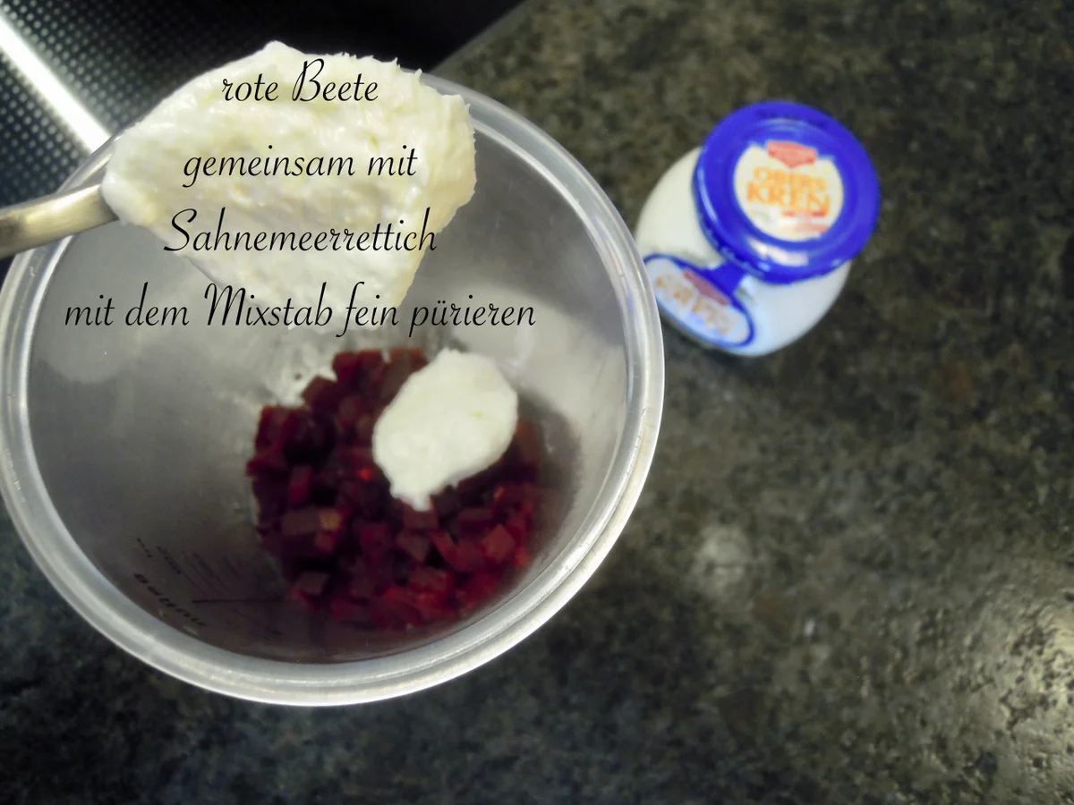 Skrei mit Rote-Beete-Orangen-Püree und CousCous - Rezept - Bild Nr. 26