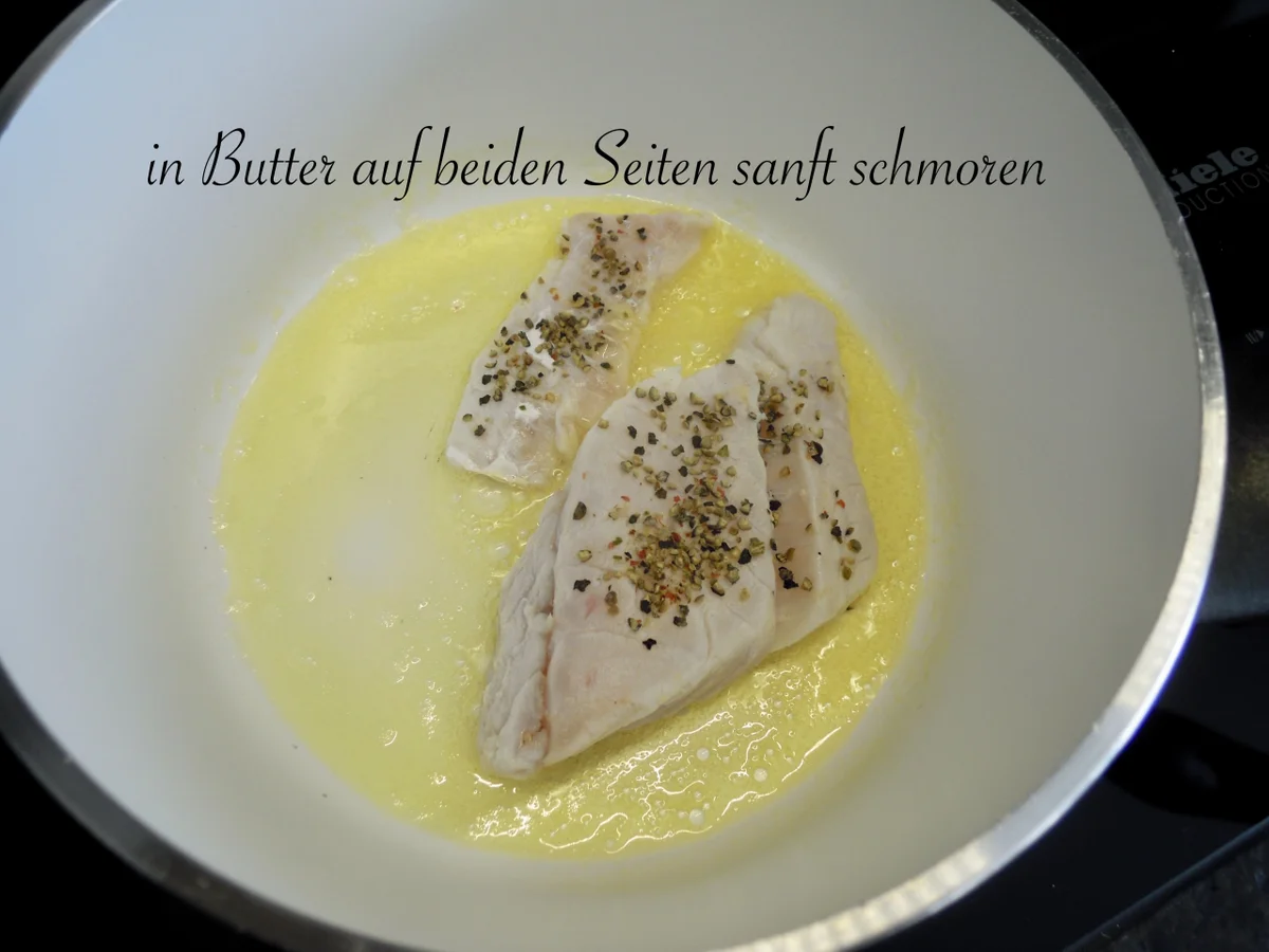 Skrei mit Rote-Beete-Orangen-Püree und CousCous - Rezept - Bild Nr. 9907