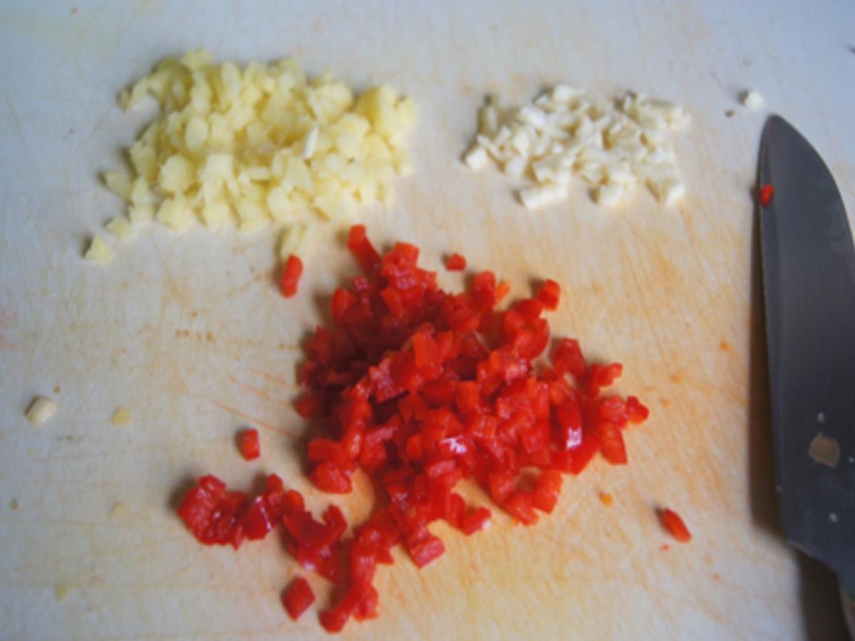 Putenbrustfilet mit Gemüse süß-sauer im Wok und gelber Basmatireis - Rezept - Bild Nr. 7