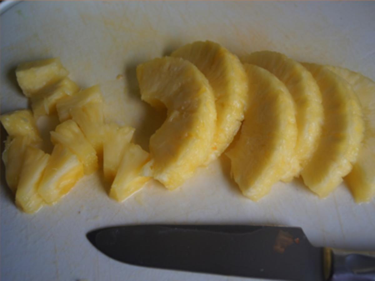 Putenbrustfilet mit Gemüse süß-sauer im Wok und gelber Basmatireis - Rezept - Bild Nr. 13