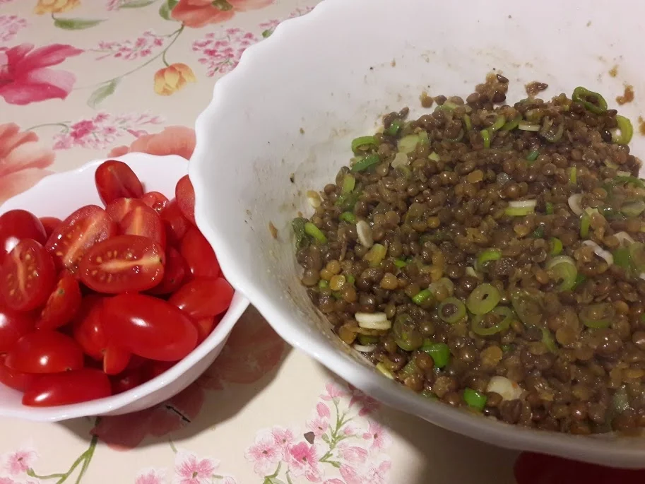 Rezept: Bunter Linsensalat zur kochbar Challenge Februar 2020 Bild Nr. 10 Bunter Linsensalat zur kochbar Challenge Februar 2020 - Rezept - Bild Nr. 10