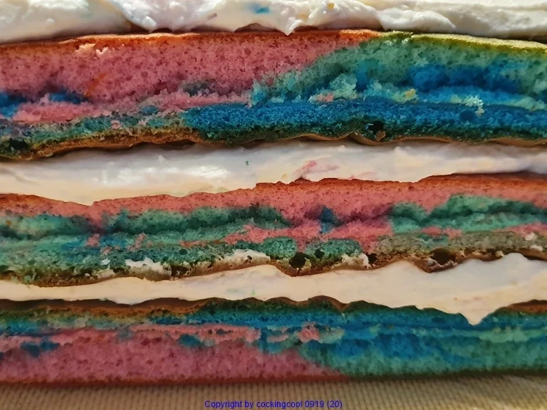 „De Zoch kütt“ Karnevalistische Torte = kochbar Challenge 2.0 (Februar 2020) - Rezept - Bild Nr. 9873