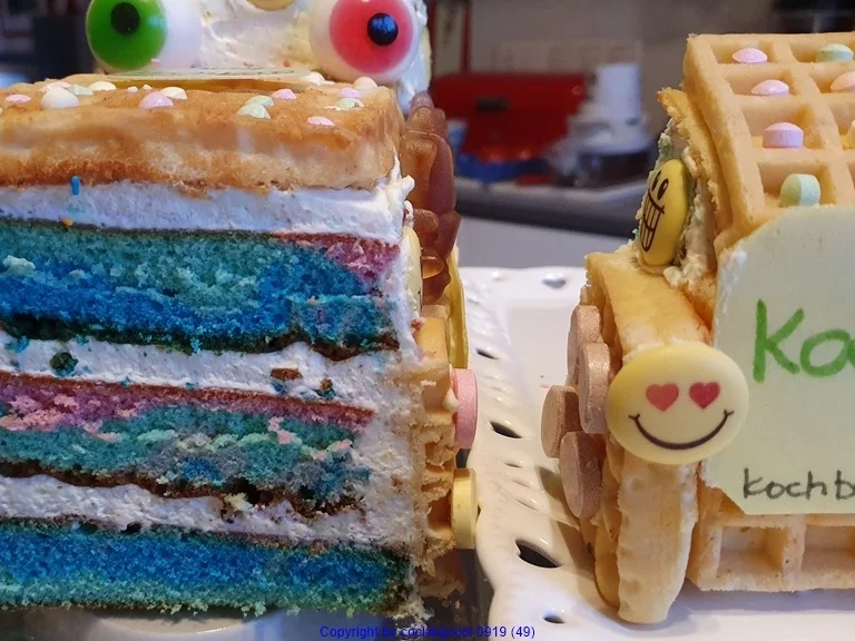 „De Zoch kütt“ Karnevalistische Torte = kochbar Challenge 2.0 (Februar 2020) - Rezept - Bild Nr. 9891