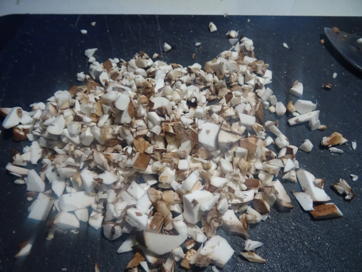 "Crespelle" mit zweierlei Füllung und Spinat-Frischkäse-Nocken - Rezept - Bild Nr. 9890