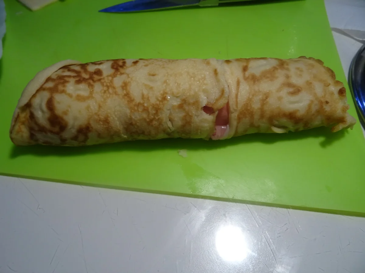 "Crespelle" mit zweierlei Füllung und Spinat-Frischkäse-Nocken - Rezept - Bild Nr. 9891