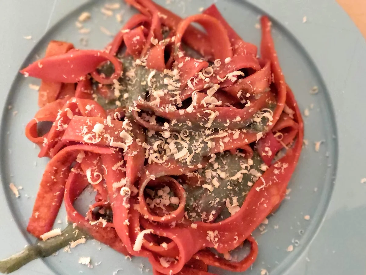 Tagliatelle mit grüner Sauce (kochbar Challenge 2.0 Februar 2020) - Rezept - Bild Nr. 2