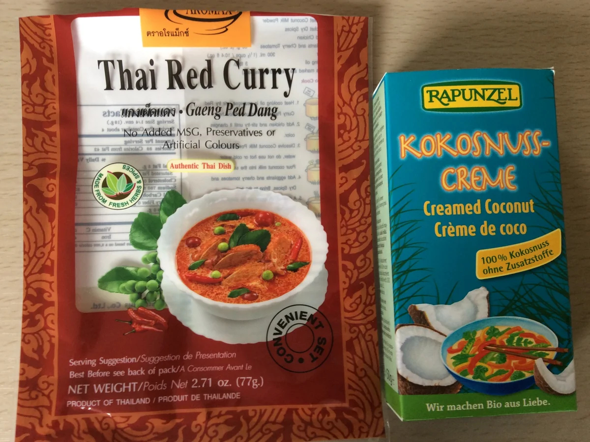 Thai Red Curry Linsensuppe mit Gemüse und Berglinsen - Rezept - Bild Nr. 3