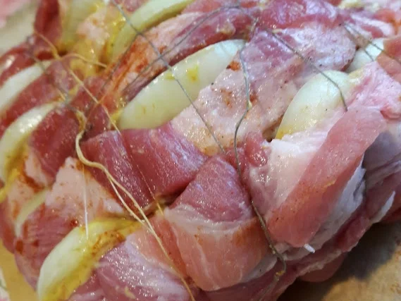 Rezept: Zwiebelfleisch - Kammbraten Bild Nr. 9 Zwiebelfleisch - Kammbraten - Rezept - Bild Nr. 9