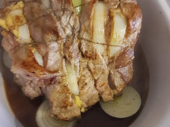 Rezept: Zwiebelfleisch - Kammbraten Bild Nr. 9897 Zwiebelfleisch - Kammbraten - Rezept - Bild Nr. 9897