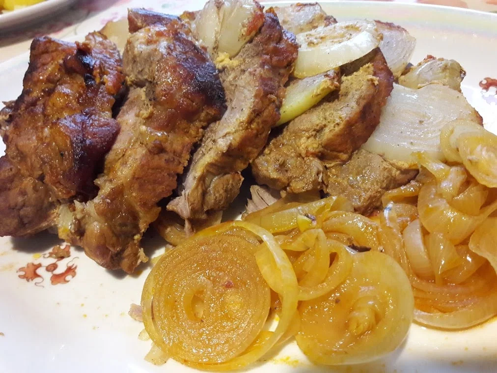 Rezept: Zwiebelfleisch - Kammbraten Bild Nr. 9904 Zwiebelfleisch - Kammbraten - Rezept - Bild Nr. 9904