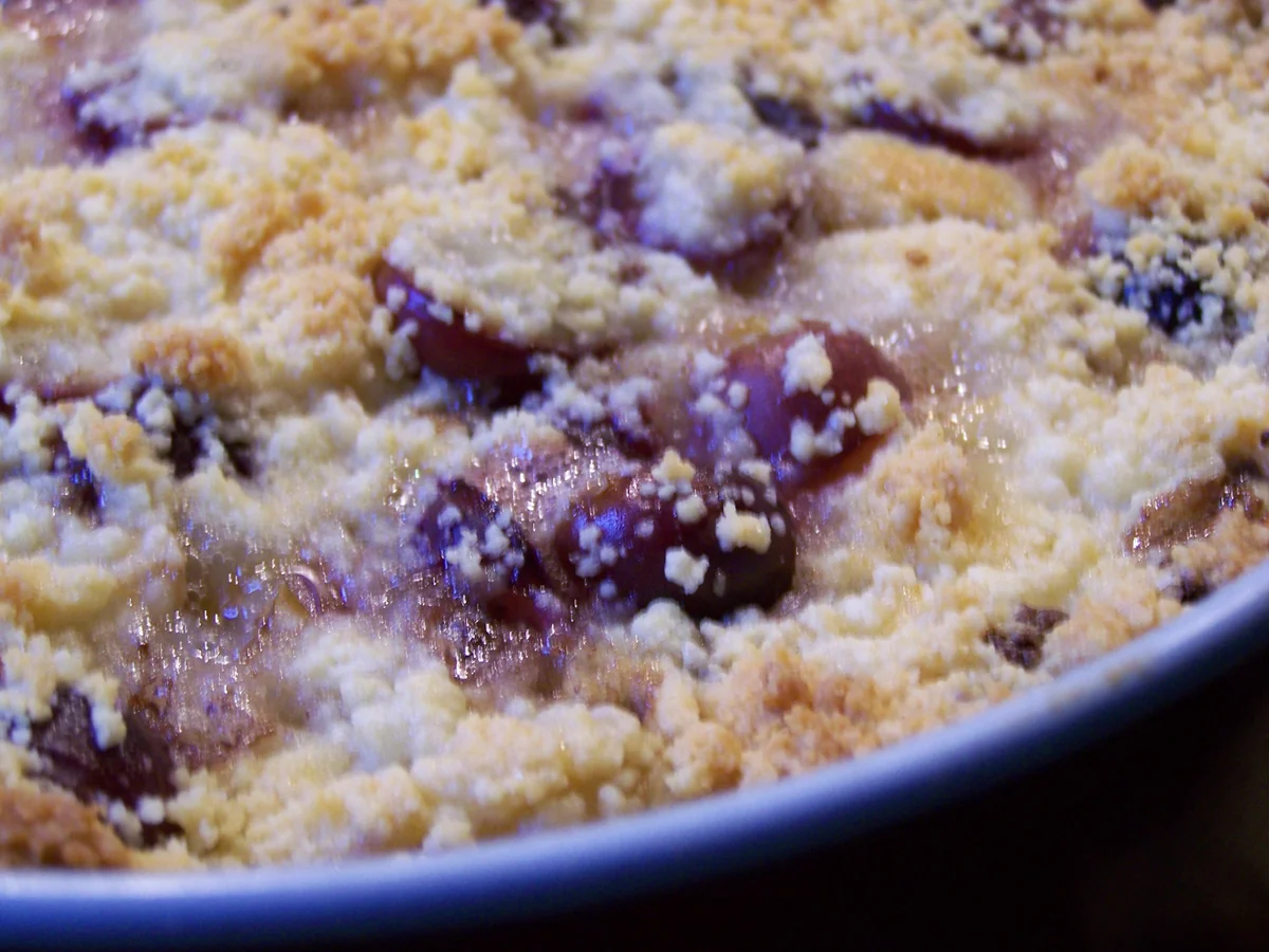 Birnen - Trauben Streusselkuchen - Rezept - Bild Nr. 5