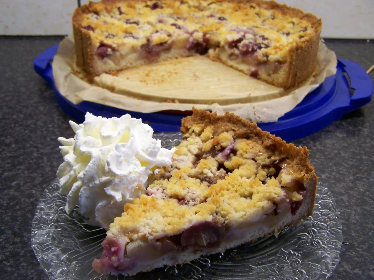 Birnen - Trauben Streusselkuchen - Rezept - Bild Nr. 7