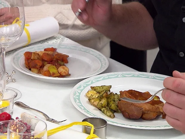 Rezept: Ossobuco mit pestorisierten Kartoffelecken Bild Nr. 2 Ossobuco mit pestorisierten Kartoffelecken - Rezept - Bild Nr. 2