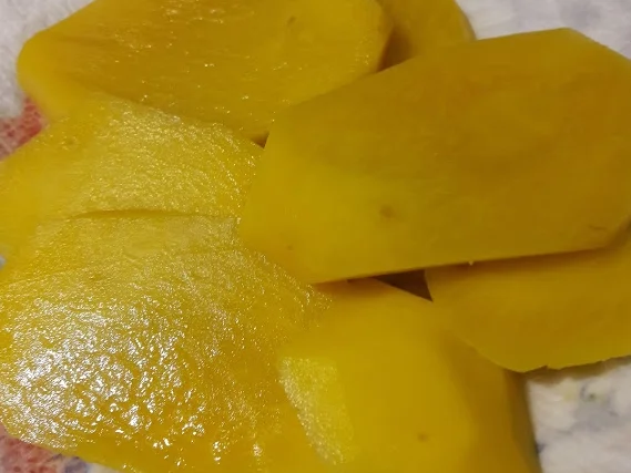 Rezept: Süßkartoffelpüree mit Steckrüben Schnitzel Bild Nr. 10 Süßkartoffelpüree mit Steckrüben Schnitzel - Rezept - Bild Nr. 10