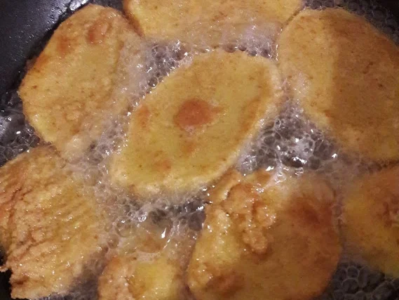 Rezept: Süßkartoffelpüree mit Steckrüben Schnitzel Bild Nr. 13 Süßkartoffelpüree mit Steckrüben Schnitzel - Rezept - Bild Nr. 13