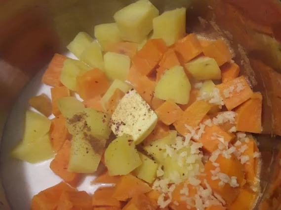 Rezept: Süßkartoffelpüree mit Steckrüben Schnitzel Bild Nr. 14 Süßkartoffelpüree mit Steckrüben Schnitzel - Rezept - Bild Nr. 14