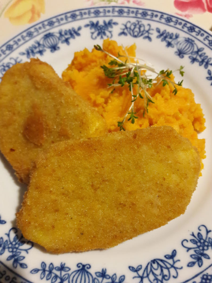 Süßkartoffelpüree mit Steckrüben Schnitzel - Rezept - Bild Nr. 16