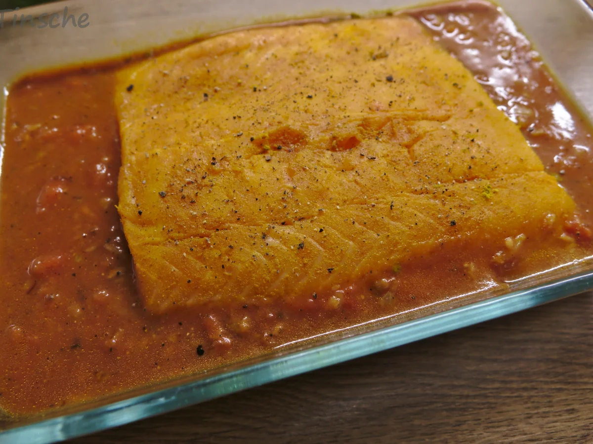 Tomaten-Ofen-Lachs mit Kokosreis - Rezept - Bild Nr. 2