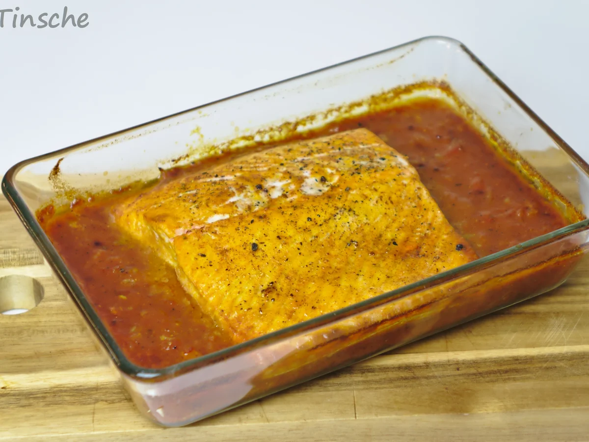 Tomaten-Ofen-Lachs mit Kokosreis - Rezept - Bild Nr. 3