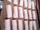 Blätterteig gefüllt mit Hackfleisch und Morzarella Käse - Rezept