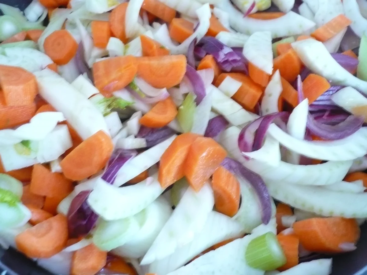 Lachs mit Möhren-Fenchel-Gemüse - Rezept - Bild Nr. 6