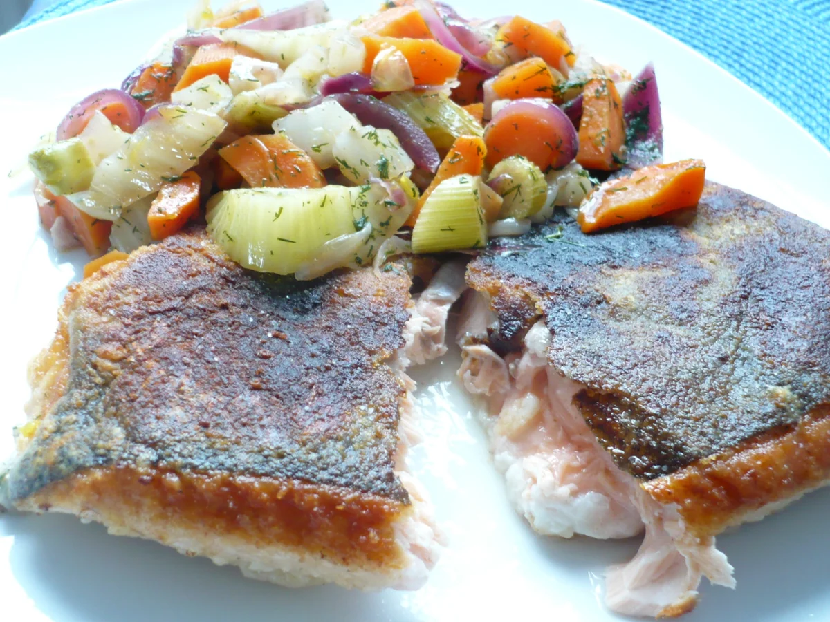 Lachs mit Möhren-Fenchel-Gemüse - Rezept - Bild Nr. 9