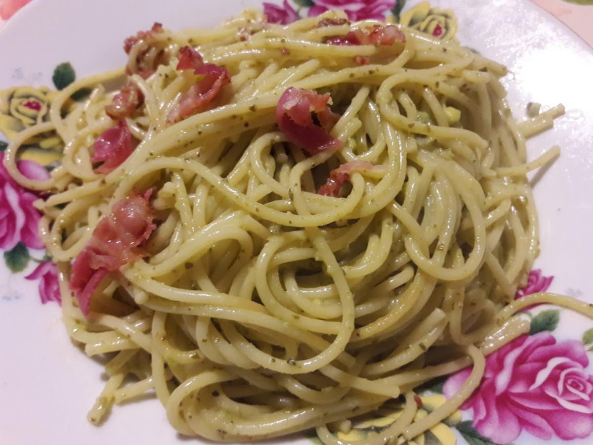 Spaghetti mit Avocadosoße - Rezept - Bild Nr. 9916