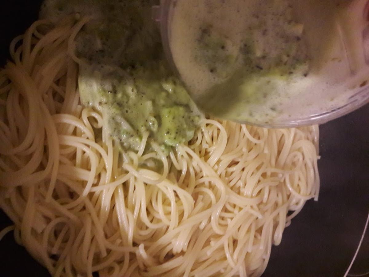 Spaghetti mit Avocadosoße - Rezept - Bild Nr. 9921