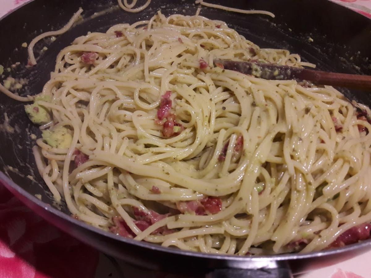 Spaghetti mit Avocadosoße - Rezept - Bild Nr. 9922