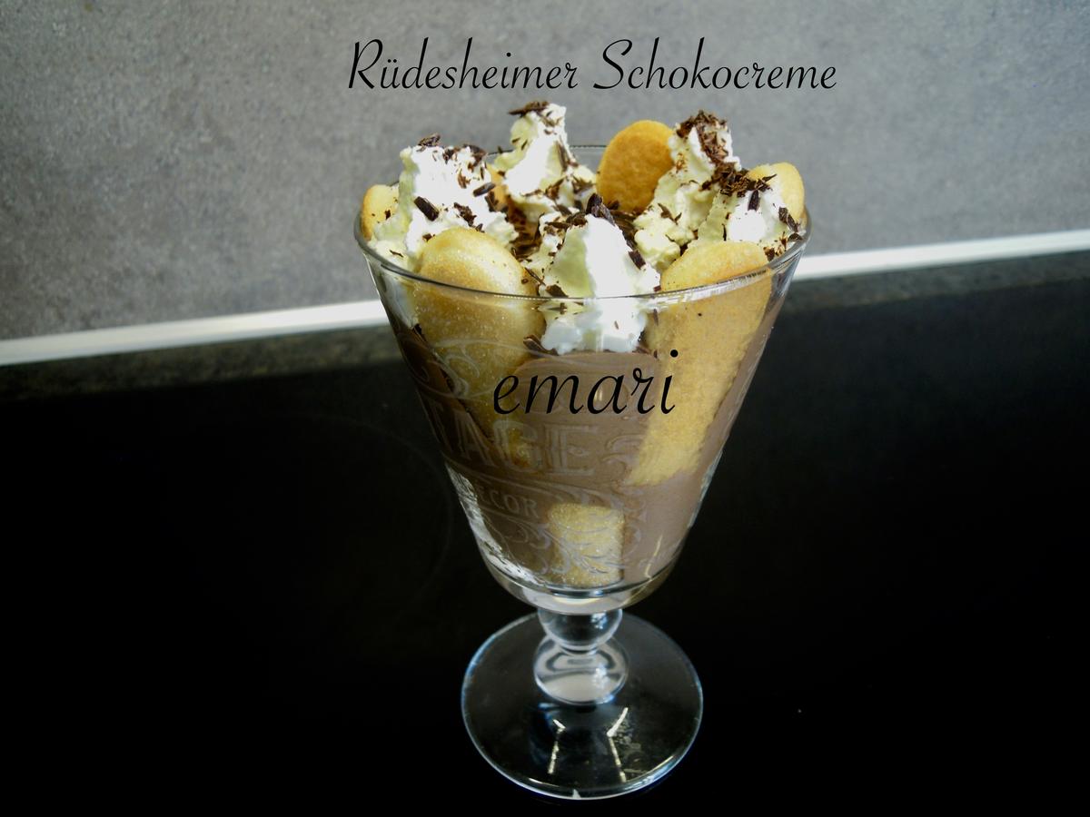 Rüdesheimer Schokocreme  - Wir bauen uns ein Rezept: Nr 3 - Rezept - Bild Nr. 9928