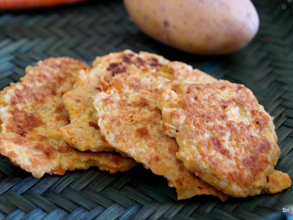 Karotten-Kartoffel-Reiberdatschi - Rezept - kochbar.de