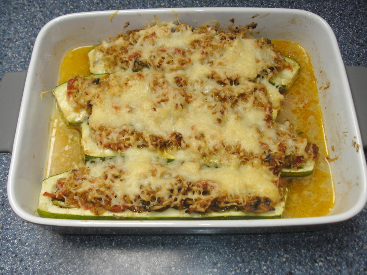 Gefüllte Zucchini - Rezept - Bild Nr. 7