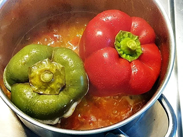 Gefüllte Paprikaschotten mit Hackfleisch - Rezept - Bild Nr. 9926