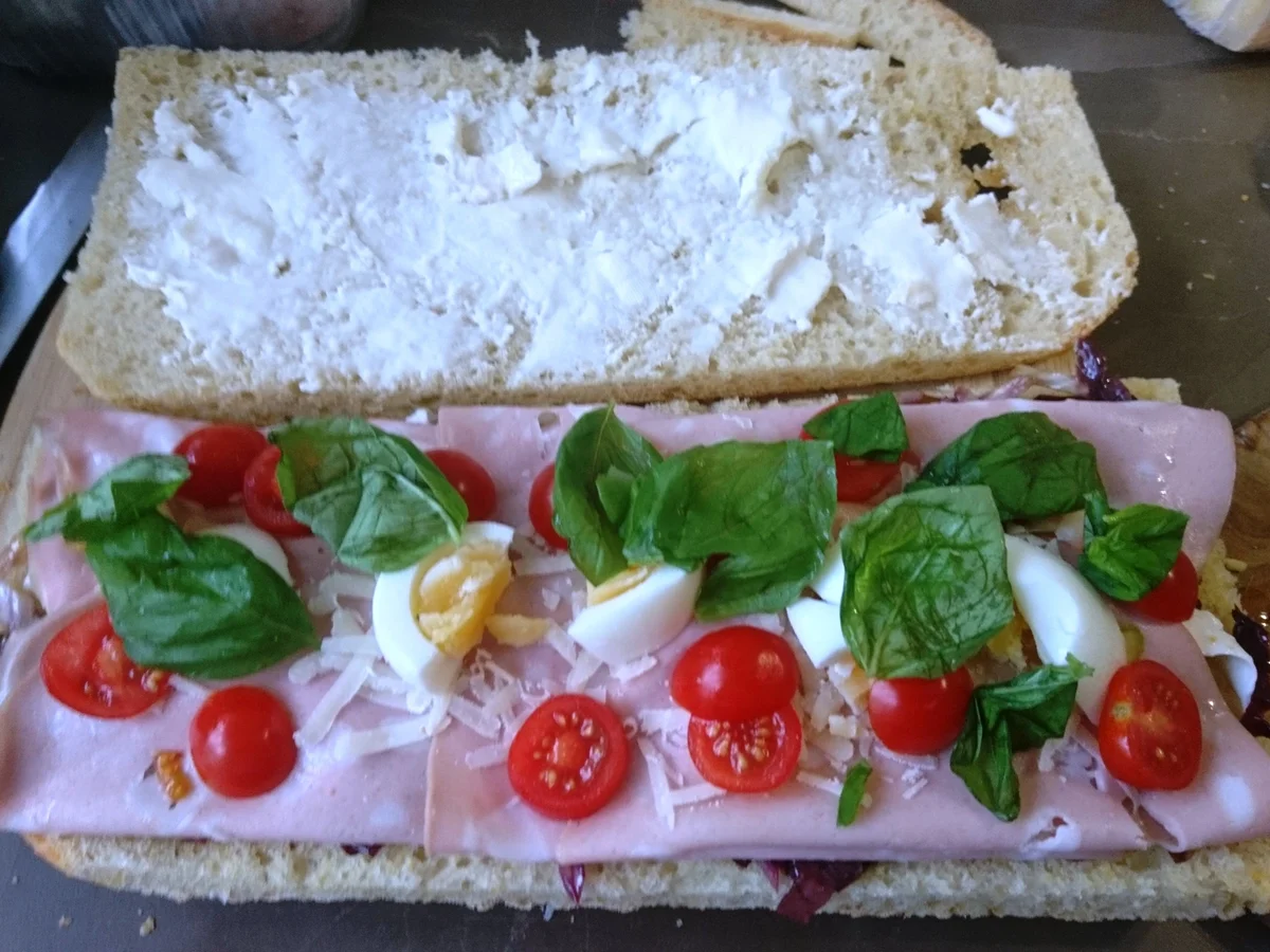 Foccacia nach Art eines Tramezzini - Rezept - Bild Nr. 4