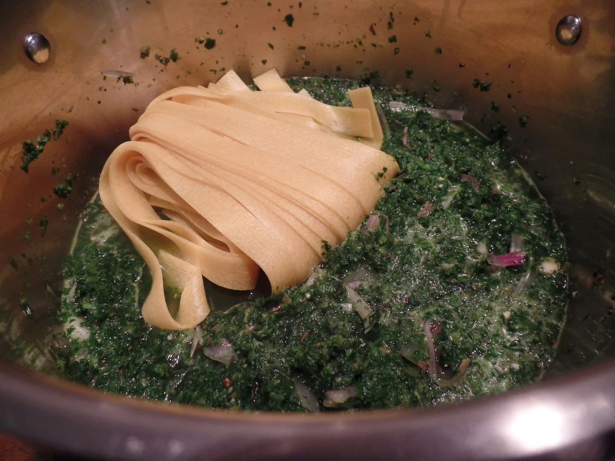 One Pot-Spinatnudeln - Rezept - Bild Nr. 9927