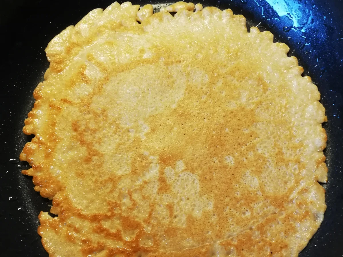 Rezept: Überbackene und Gefüllte Dinkelvollkorn Pfannkuchen Dieter´s Art Bild Nr. 4 Überbackene und Gefüllte Dinkelvollkorn Pfannkuchen Dieter´s Art - Rezept - Bild Nr. 4