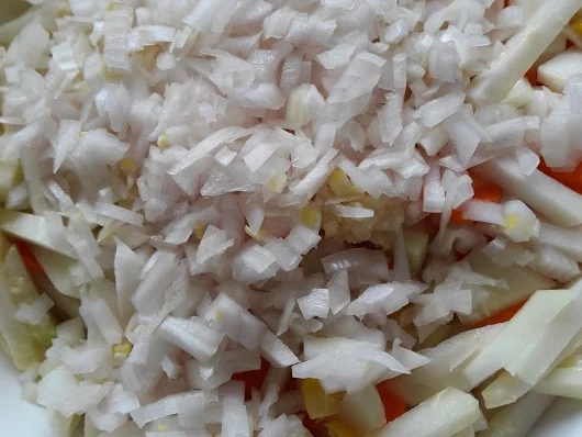 Kohlrabi-Möhren-Kartoffeln aus dem Ofen - Rezept - Bild Nr. 5