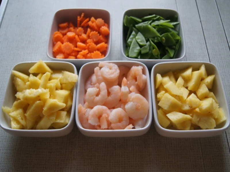 Garnelencurry mit Gemüse und Basmatireis - Rezept - Bild Nr. 7