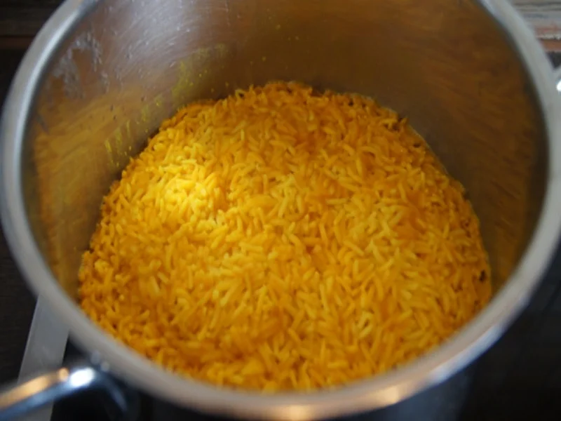 Garnelencurry mit Gemüse und Basmatireis - Rezept - Bild Nr. 15