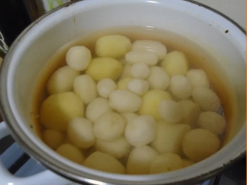 Eier in Senfsauce, Brokkoli und Drillingen - Rezept - Bild Nr. 9