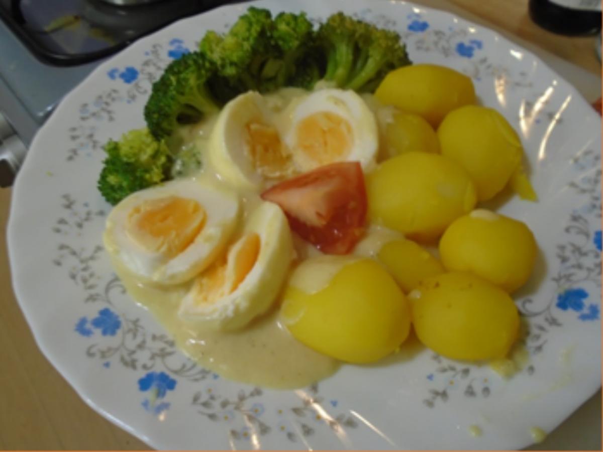 Eier in Senfsauce, Brokkoli und Drillingen - Rezept - Bild Nr. 10