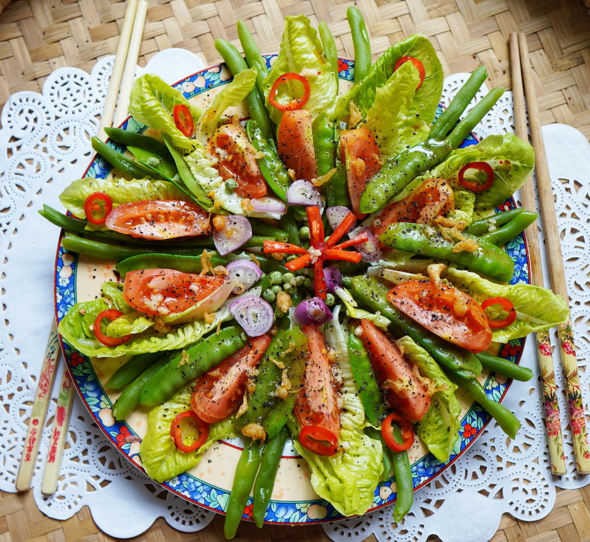 Salatkarusell, Szechuan Art - Rezept - Bild Nr. 2