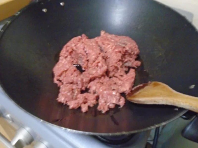 Mie-Nudeln mit Hackfleisch und Gemüse - Rezept - Bild Nr. 5