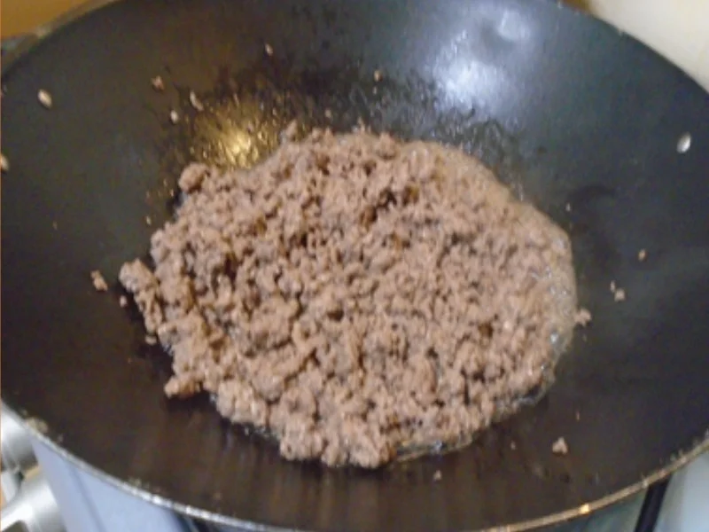 Mie-Nudeln mit Hackfleisch und Gemüse - Rezept - Bild Nr. 6