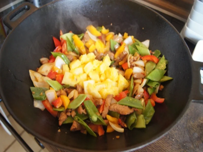 Putenbrustfilet süß sauer mit Curryreis - Rezept - Bild Nr. 12