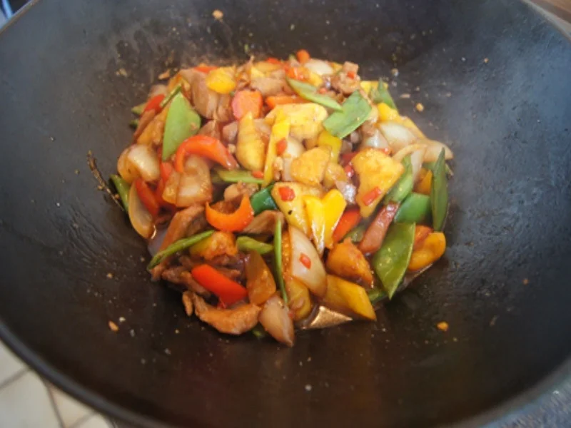 Putenbrustfilet süß sauer mit Curryreis - Rezept - Bild Nr. 14