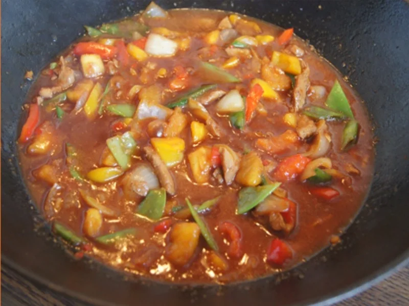 Putenbrustfilet süß sauer mit Curryreis - Rezept - Bild Nr. 16