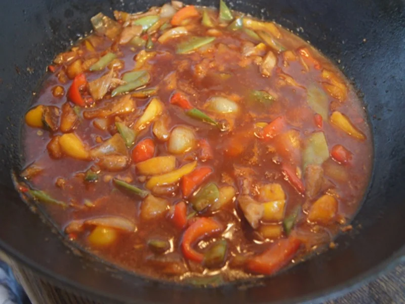 Putenbrustfilet süß sauer mit Curryreis - Rezept - Bild Nr. 19