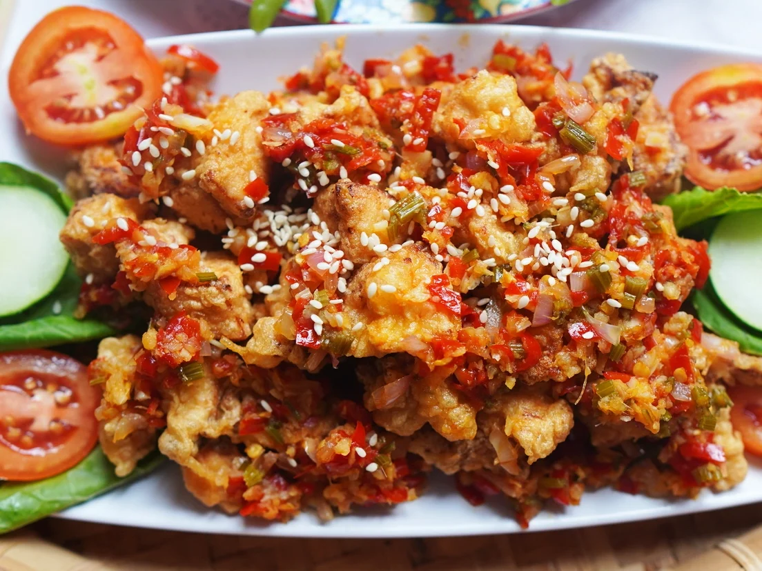 Chinesische, pikante Hühnerbrust - Yu Xiang Ba Kuai Ji - Rezept - Bild Nr. 2