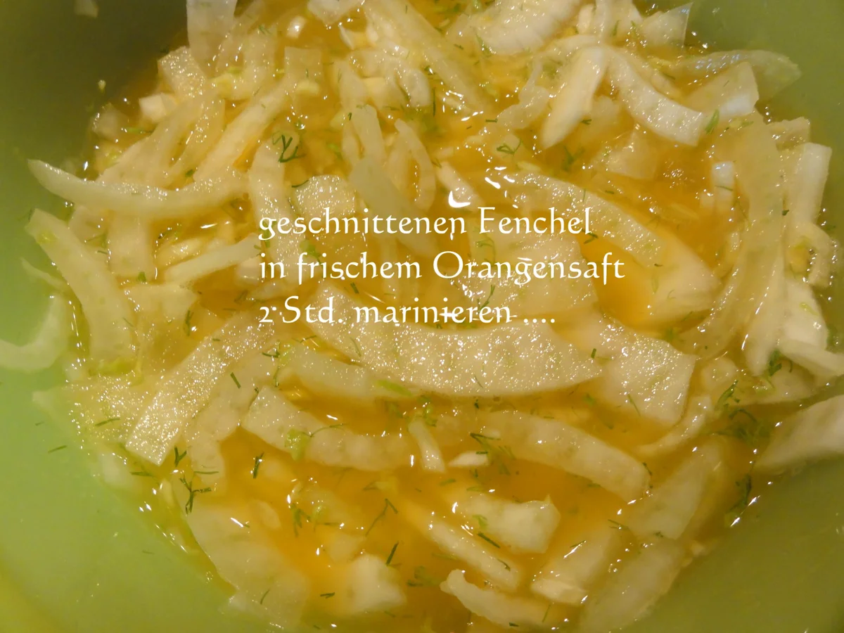 Fisch:   SKREI ~ FILET (Winterkabeljau) auf FENCHELSALAT - Rezept - Bild Nr. 10